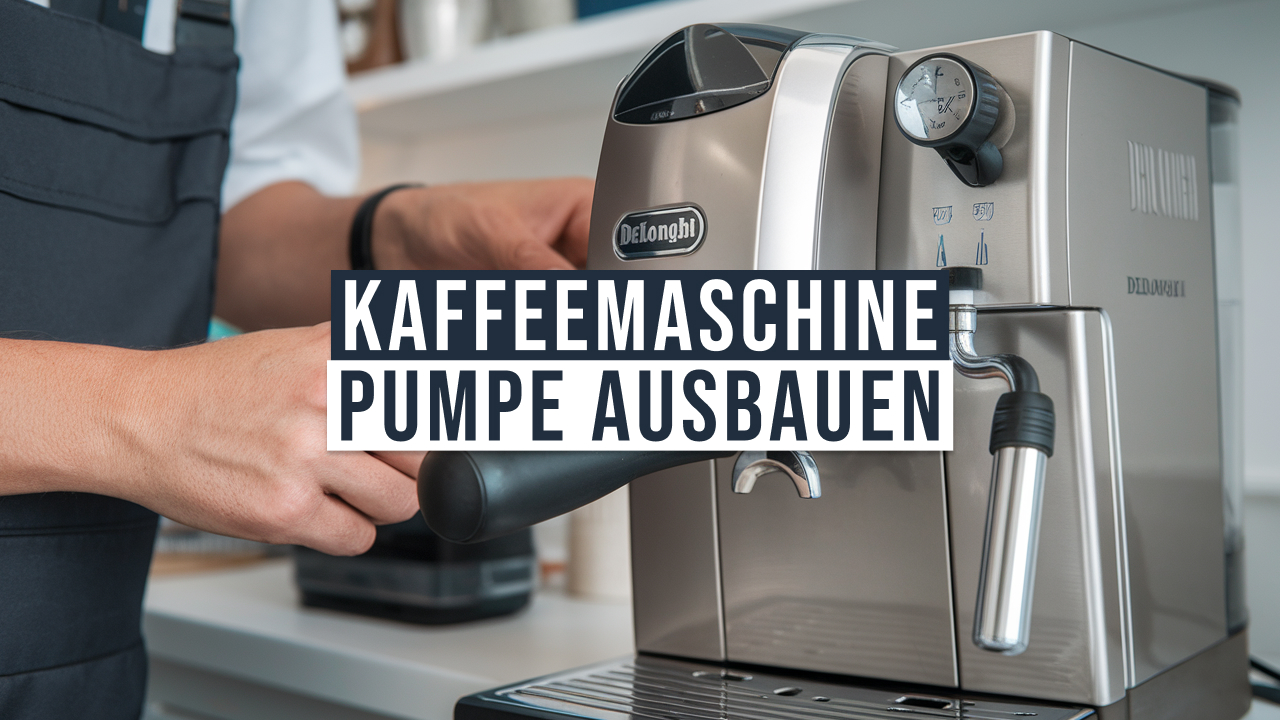 Delonghi ESAM Serie: Pumpe ausbauen - ersetzen - tauschen - einbauen